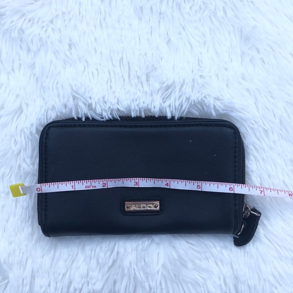 Aldo Black Zip Up Wallet - Picture 11 of 12